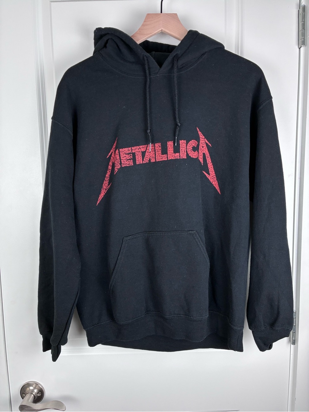 Metallica 40th Anniversary 1984 European Tour Hoodie Sweatshirt Size M